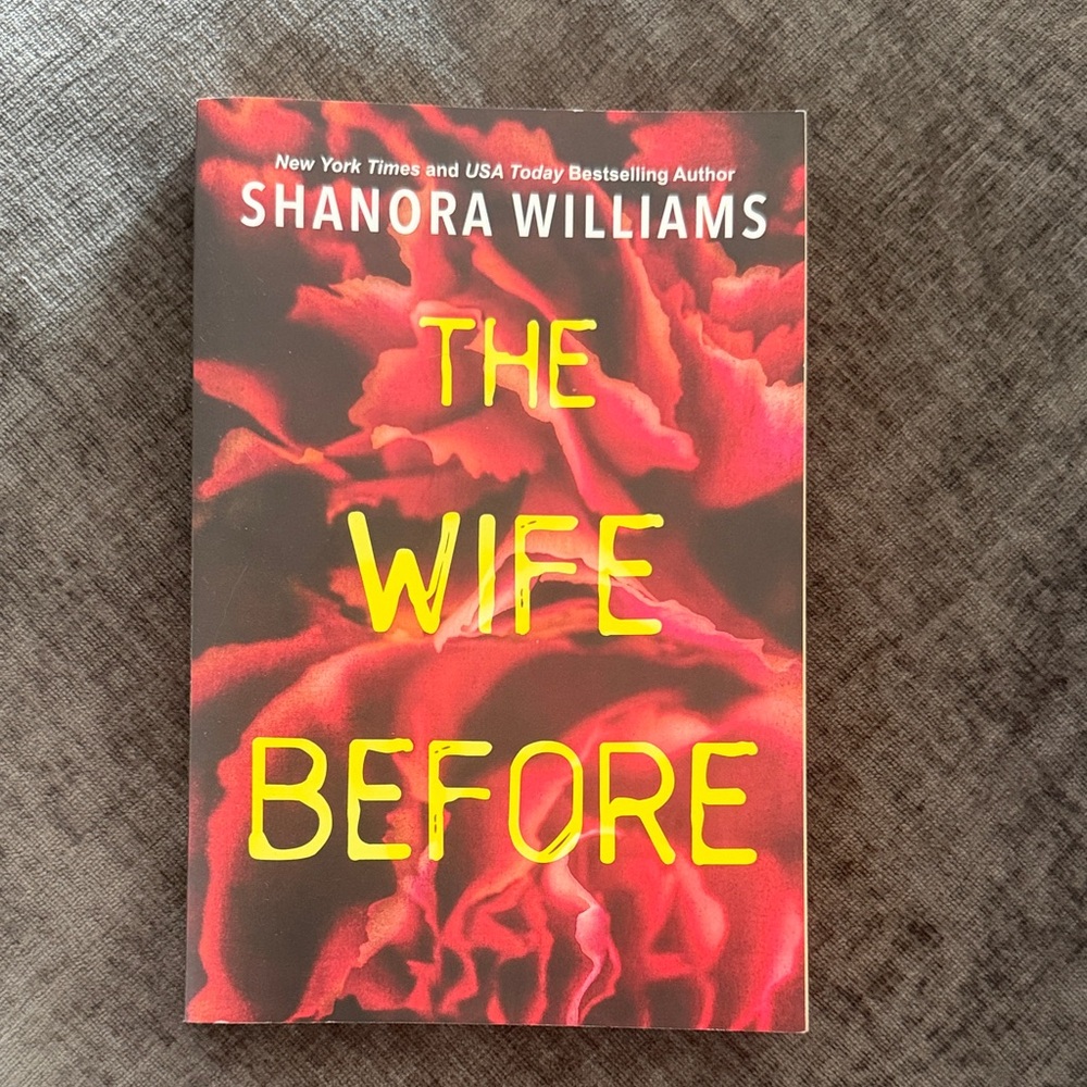 'The Wife Before' Book - Red and Yellow Cover